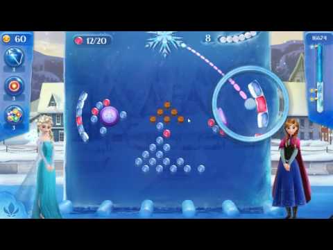 Frozen Free Fall: Icy Shot Level 74 - NO BOOSTERS ☃☃☃
