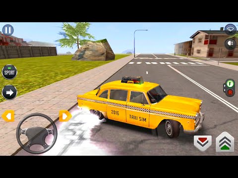 NY City Taxi Driving Simulator - Old Car with Passengers - Android Gameplay