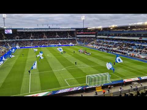 KRC Genk - Oude Leuven 2-1 the players are entering the Cegeka Stadion 30.11.2025 