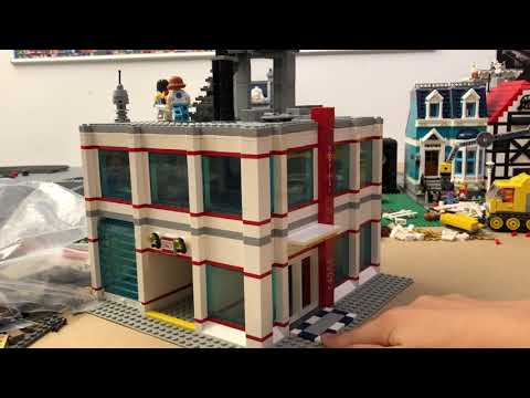 Bau einer Lego Stadt Teil 62-Lego Haul und Krankenhaus[3]