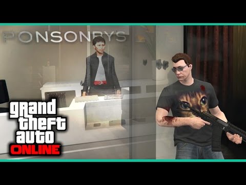 GTA Online E53 - Losing Stars 'Held Up in Ponsonbys ' (PS4)