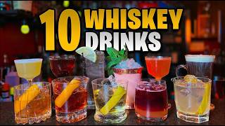 10 Whiskey Cocktails Every Home Bartender Should Know 🥃