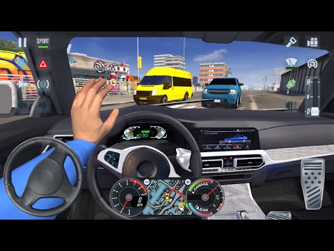 BMW CARS SPORTS UBER DRIVER 🚖🔥 City Car Driving Games Android iOS - Taxi Sim 2020 Gameplay