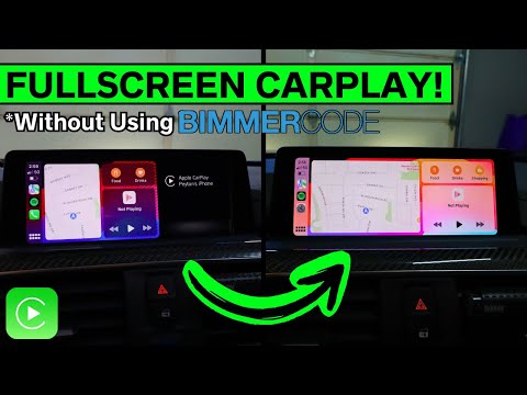 How To CODE FULLScreen Apple Carplay With BMW NBT Evo iDrive System! (Without Using BimmerCode)