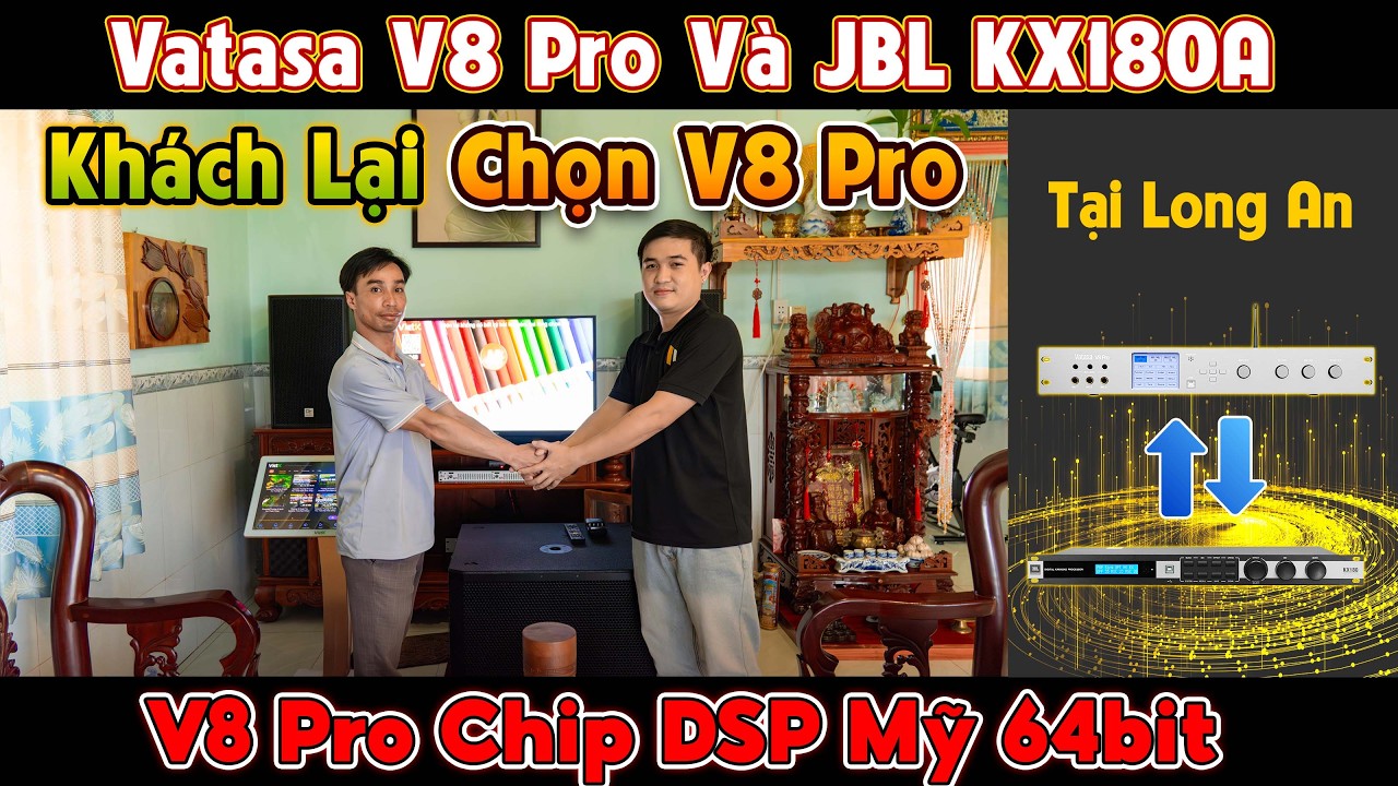 Video sản phẩm Vang số JBL KX180A New