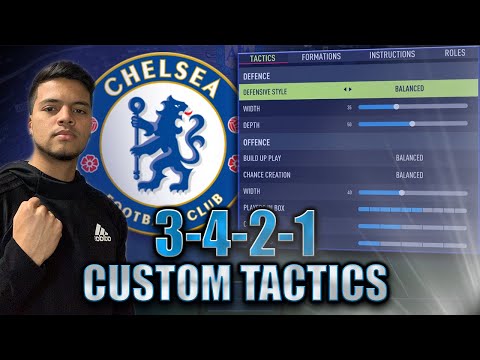 3-4-2-1 Chelsea's UNDEFEATED FORMATION! FIFA 22 Custom Tactics & Instructions