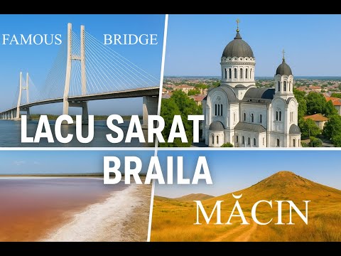 Traversarea Podului Brăila | De la Lacu Sărat la Măcin | România 4K Dashcam