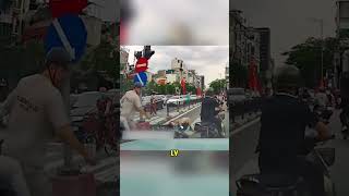 Ninja phố Hà Nội hồn nhiên qua đường #hanoi #tintuc #tinnong…