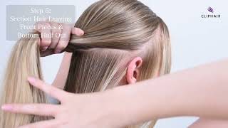 Quick &amp; Easy Halo Hair Extensions Application | Step-by-Step Guide