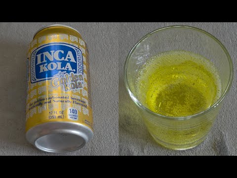 Inca Kola the Golden Kola Carbonated Beverage Soda Taste Test Review