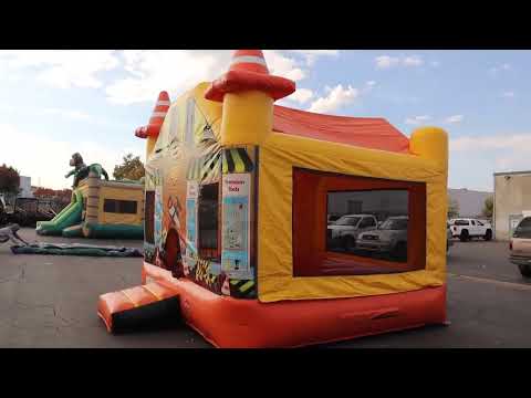 Lot # CA-0018: Under Construction Theme Bounce House
