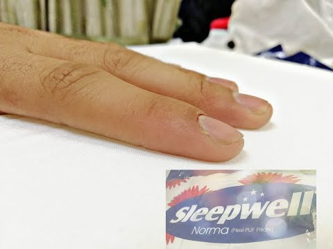 Sleepwell Norma Flexi PUF Pillow Unpackaging