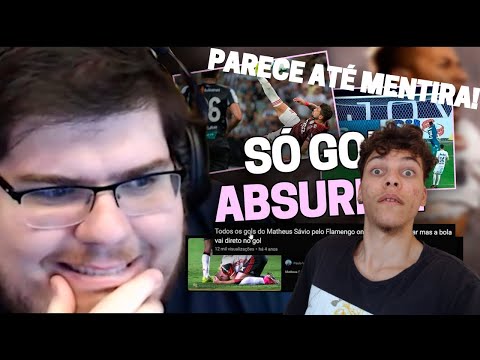 REAGINDO: CASIMIRO REAGE: GOLAÇOS SATISFATÓRIOS - FUTEBOL NACIONAL | Cortes do Casimito