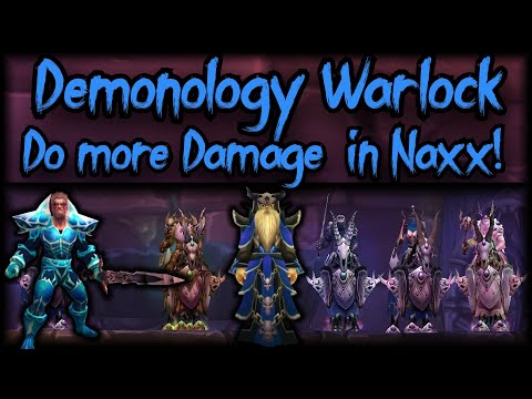 Do more damage on Four Horseman, Razuv & Gothik in Naxxramas - Military Wing - Warlock Parsing Guide