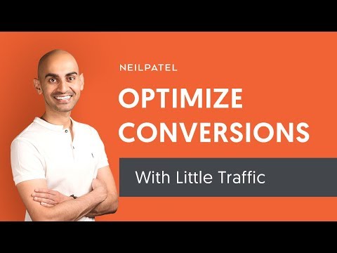 How to Improve Your Conversion Rate When You Have Little to No Website Visitors