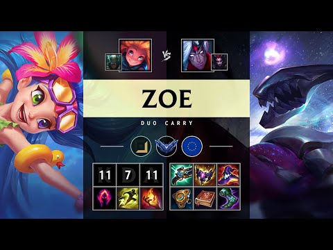 Zoe Carry vs Varus - EUW Diamond Patch 25.10