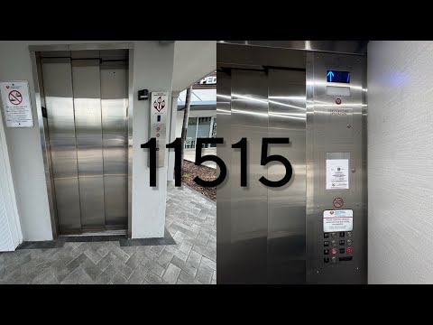3 Speed Door! Strange Generic Hydraulic Elevator, Pinecrest Shopping Center, Pinecrest, FL
