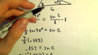 Side Angle Side for Triangles, Finding Missing Sides/Angles, Example 1