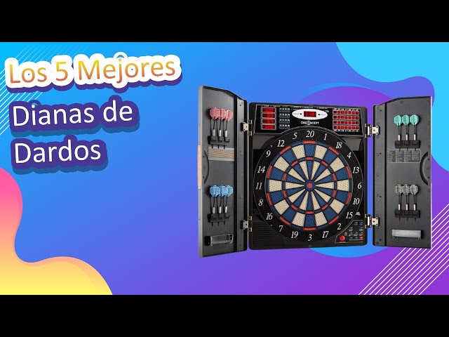Vídeo relacionado con WINMAU Diamond Plus - Juego de diana profesional de cerdas con gabinete de dardos negro | 2 juegos de dardos, línea oche, tiza y toalla | Juego completo de tablero de dardos y equipo de dardos para el