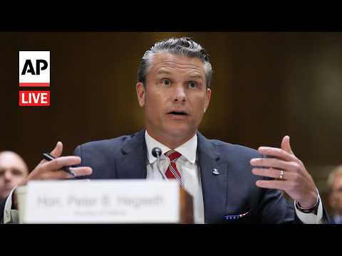 Video Thumbnail: LIVE: Pete Hegseth testifies before Senate on Trump's supplemental funding request