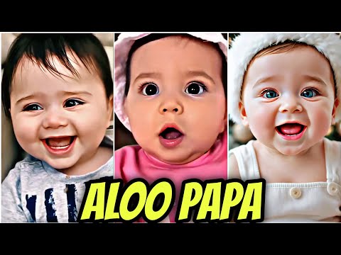 Funny & Heart Touching Baby Saying Papa 😍 | Adorable Baby Reaction | Cute Baby Talking Compilation