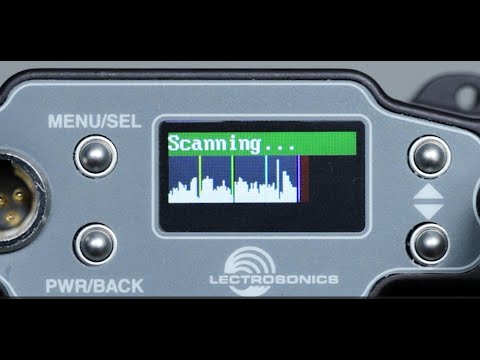 Lectrosonics DSR4 Deep Dive Video #2: RF Spectrum Scanning and Manual Frequency Selection