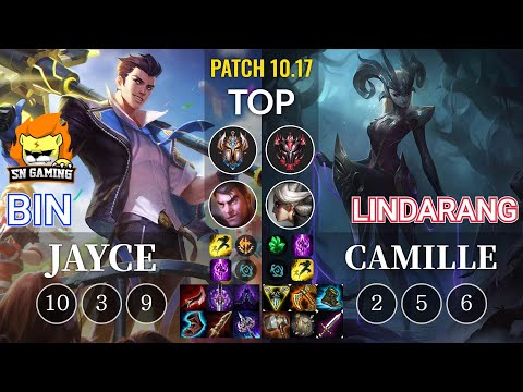 SN Bin Jayce vs Lindarang Camille Top - KR Patch 10.17