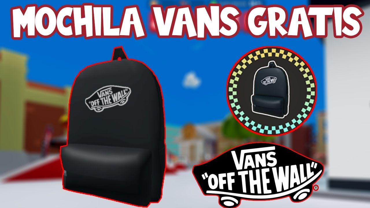 Watch ¿CÓMO CONSEGUIR la MOCHILA DE VANS GRATIS en ROBLOX | EVENTO MUNDO VANS Now ¿CÓMO CONSEGUIR la MOCHILA DE VANS GRATIS en ROBLOX | EVENTO MUNDO VANS