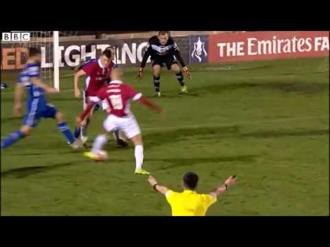 Salford City's Richie Allen Scores Amazing Goal vs Notts County in FA Cup to Make it 2 0 6
