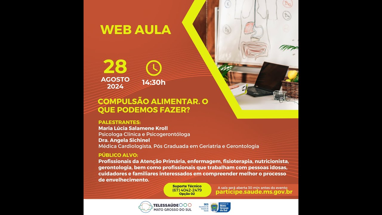 Web Aula - Compulsão Alimentar. O que podemos fazer?