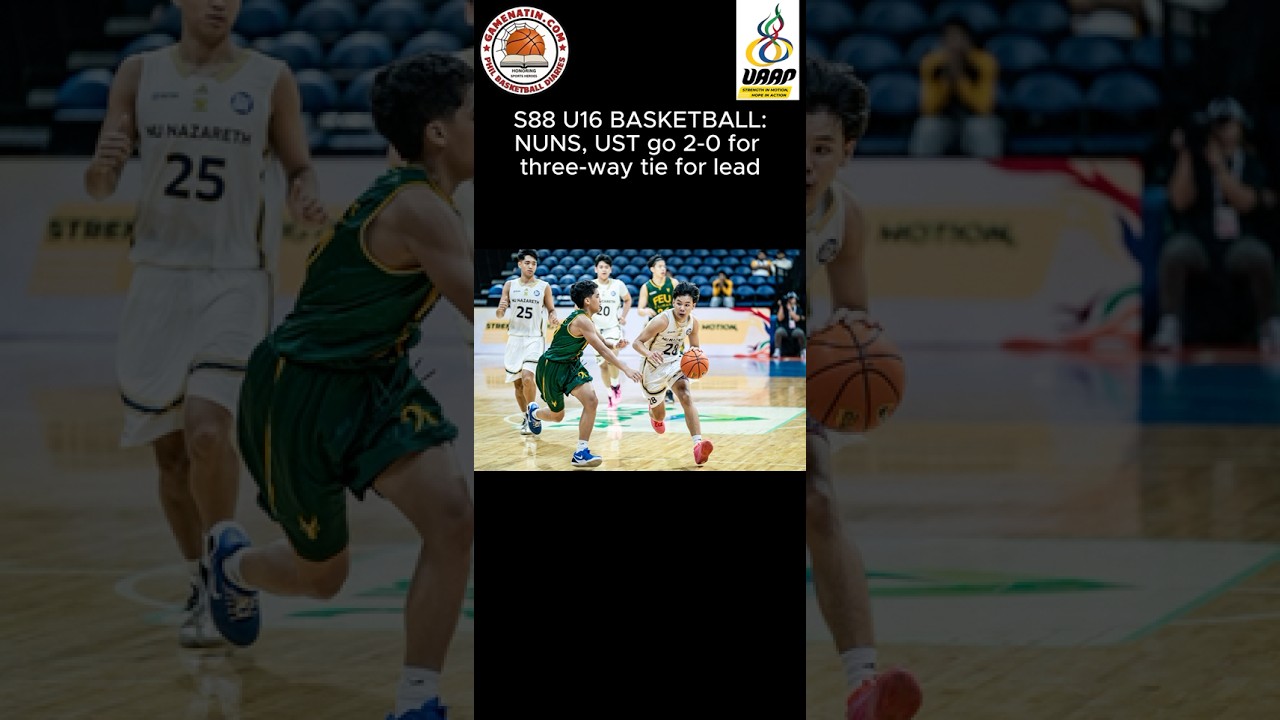 UAAP Basketball: NU, UST go top of the table in u16 basketball