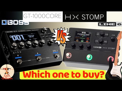 BOSS GT 1000 core vs LINE 6 HX Stomp: which one to buy?