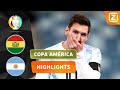 BRILJANTE ASSIST VAN LIONEL MESSI ✨ | Bolivia vs Argentinië | Copa América 2021 | Samenvatting