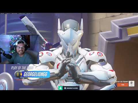 Overwatch 2 Rank 1 Genji Georgelion Decimating Whole Enemy Team As Genji -POTG-