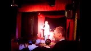Doing stand-up at The Cavendish Arms 23/10/12