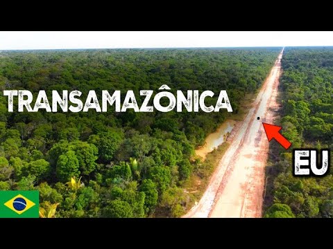 AMAZON ROAD ALONE by MOTORCYCLE - A BRAZILIAN ROAD IN THE MIDDLE OF THE AMAZON RAINFOREST