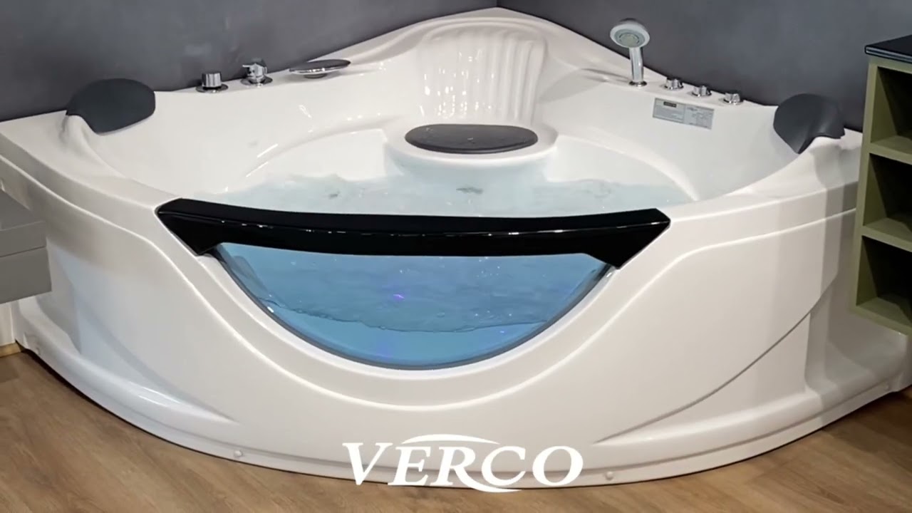  جاكوزي فيركو فاخر زاوية ابيض مقاس VERCO 150*150 cm 