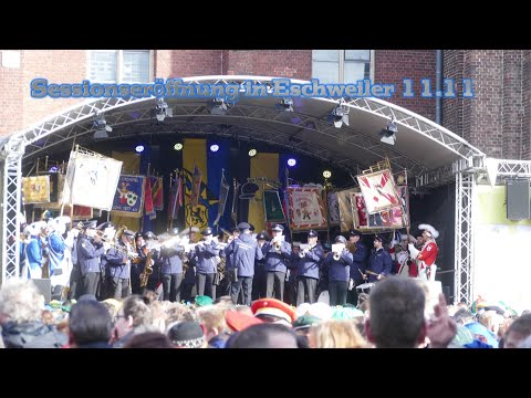 SESSIONSERÖFFNUNG #KARNEVAL  AM  ESCHWEILER MARKT 11.11.2018