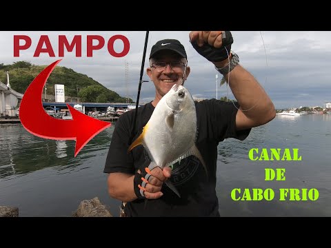 PAMPO no CANAL de CABO FRIO! Nessa Pescaria saiu muito peixe no JIG HEAD e no Down SHOT!!!