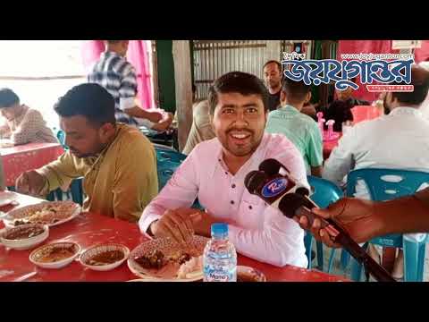 বগুড়ার সারিয়াকান্দিতে বিক্রি হচ্ছে মরুর দেশের রান্না করা গারলের মাংস
