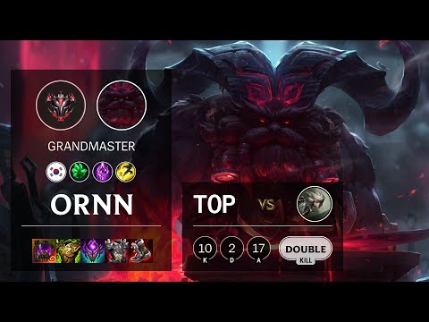 Ornn Top vs Camille - KR Grandmaster Patch 11.16