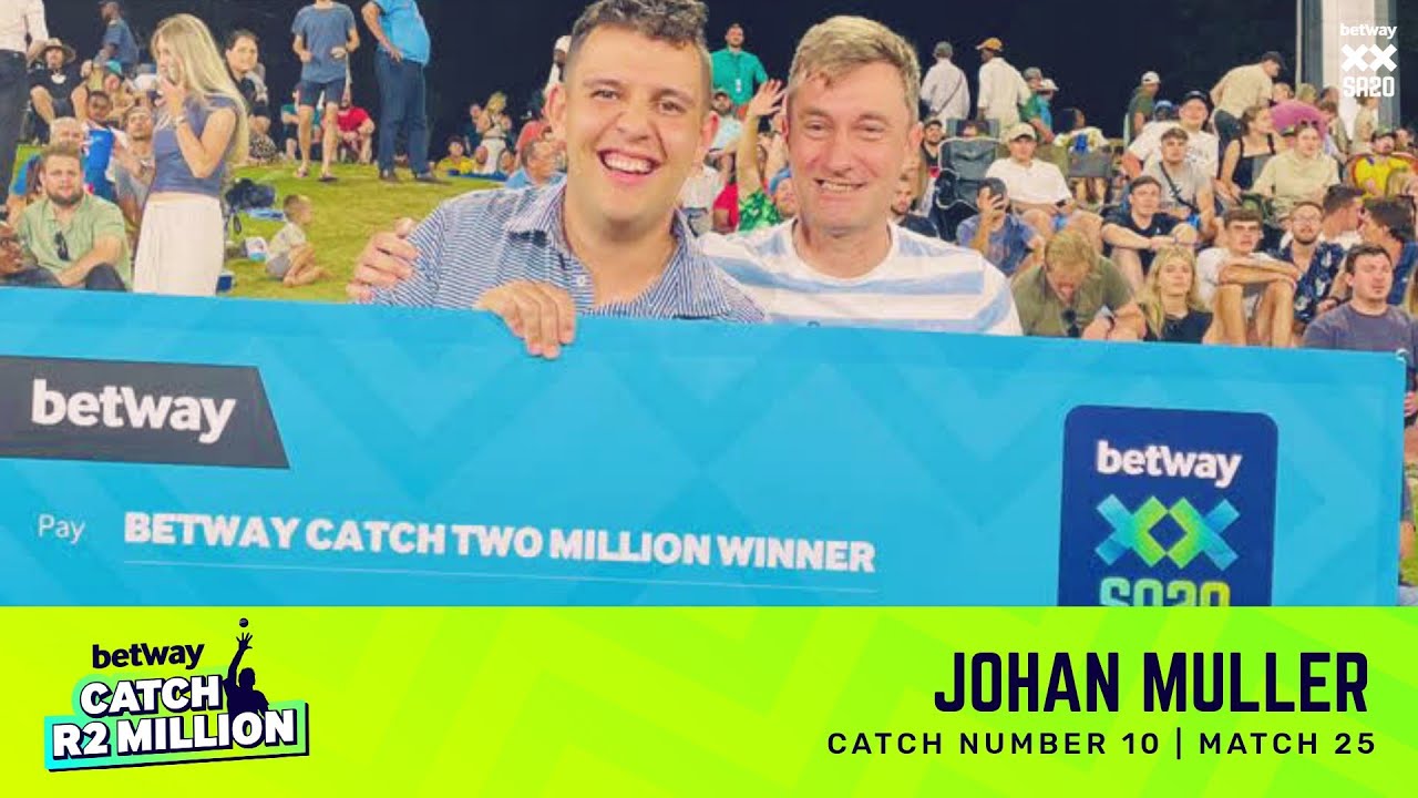 Betway Catch R2 Million | 10th Catch - Johan Muller | Match 25: PCvPR