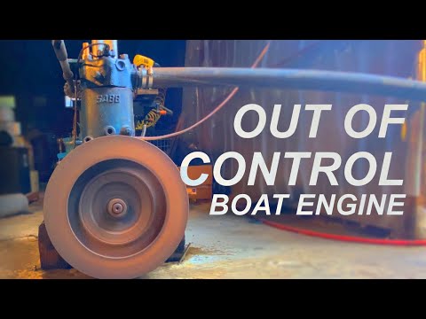 Boat engine goes out of control on first test run