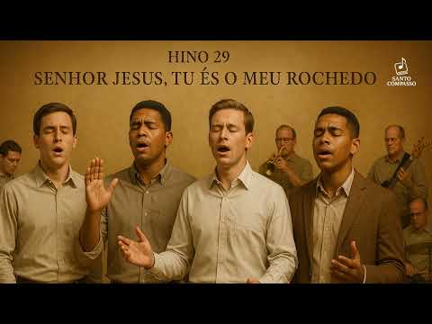 Hino 29 CCB - Senhor Jesus, Tu és O Meu Rochedo (estilo Coral Americano)