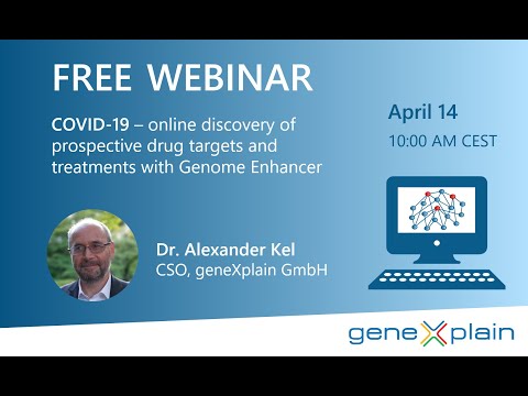 COVID-19 – online discovery of prospective drug targets and treatments with Genome Enhancer