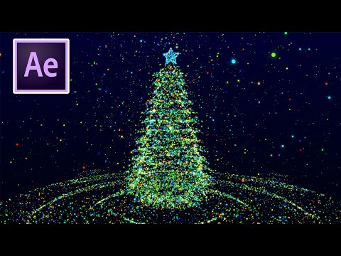 Creating a CHRISTMAS TREE in After Effects with Trapcode Particular! Tutorial for Beginners!