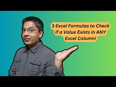 3 Excel Formulas to Check if One Value in a Column Exists in Another Column!