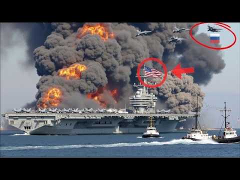 2 minutes ago: Russian Su-57 pilot destroys US aircraft carrier carrying 700 NATO tanks.