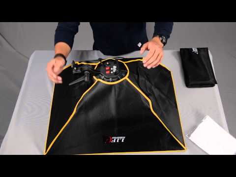 Aufbau LIFE of PHOTO Daylight Studioset mit Tageslicht Studioleuchten