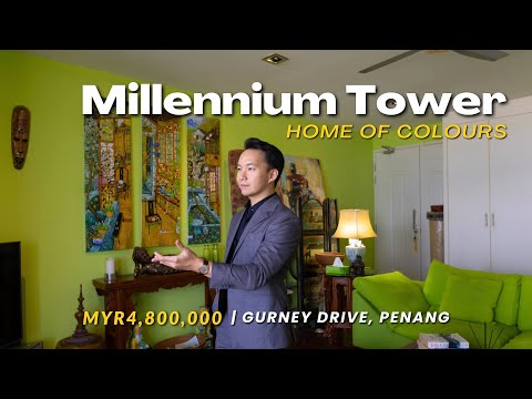 Millennium Tower “Home of Colours” @ Gurney Drive Home Tour #52 · Property Penang